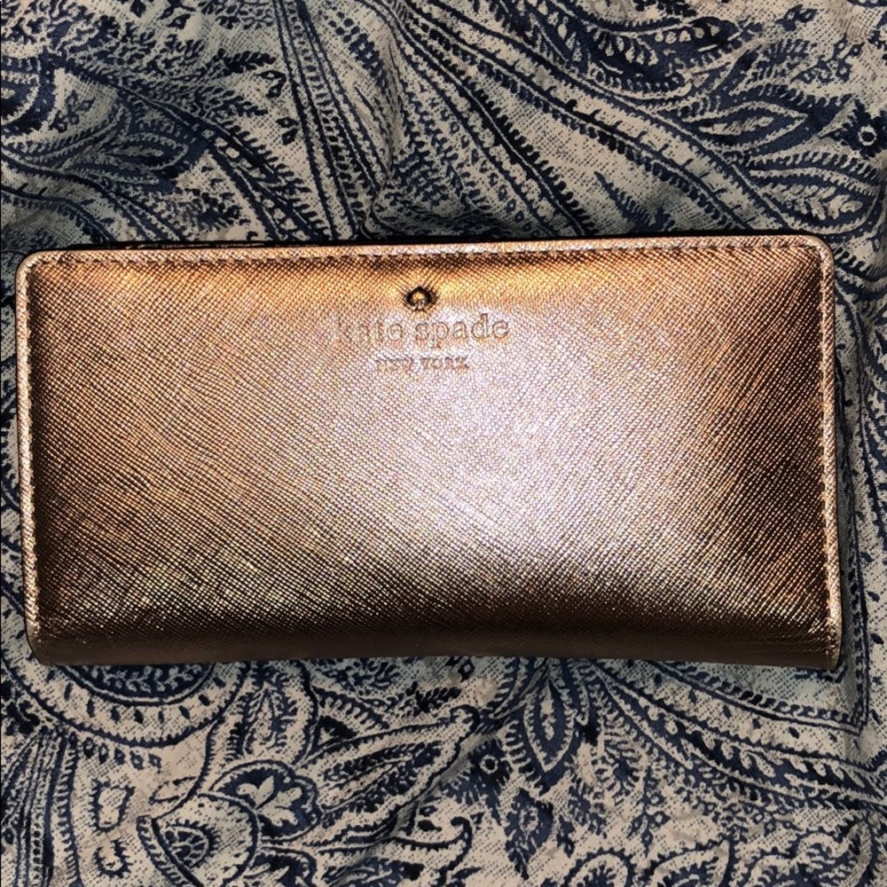Kate Spade Rose Gold Wallet